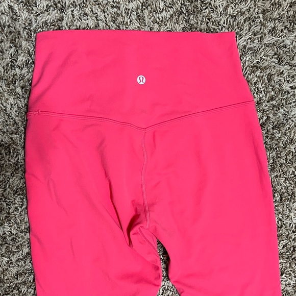 Lululemon Align Pink Cropped 21” Leggings Sz 8 - Picture 5 of 6
